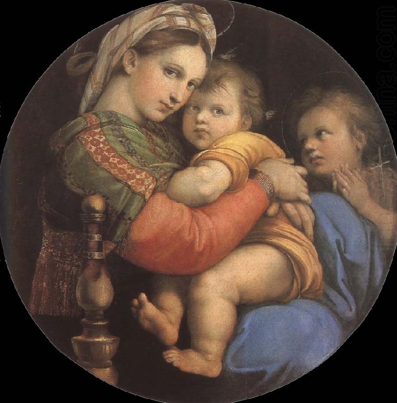 RAFFAELLO Sanzio The virgin mary in the chair oil painting picture